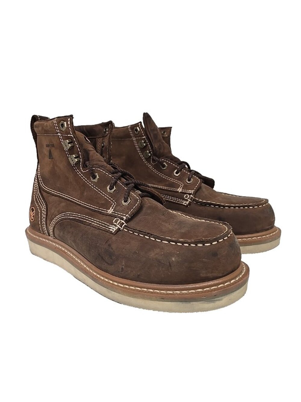 Hawx Men's WULM-4 6" Grade Work Boots - Composite Toe Brown Size 11D